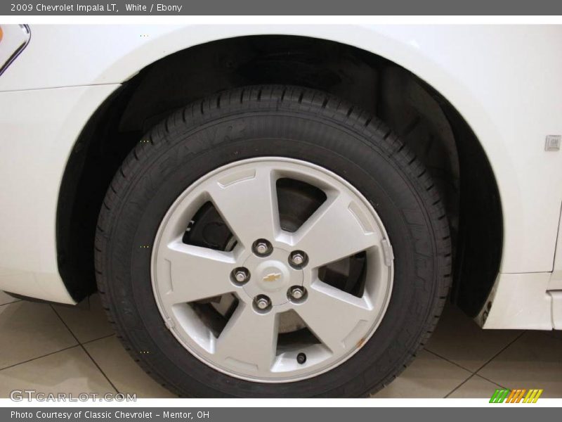 White / Ebony 2009 Chevrolet Impala LT