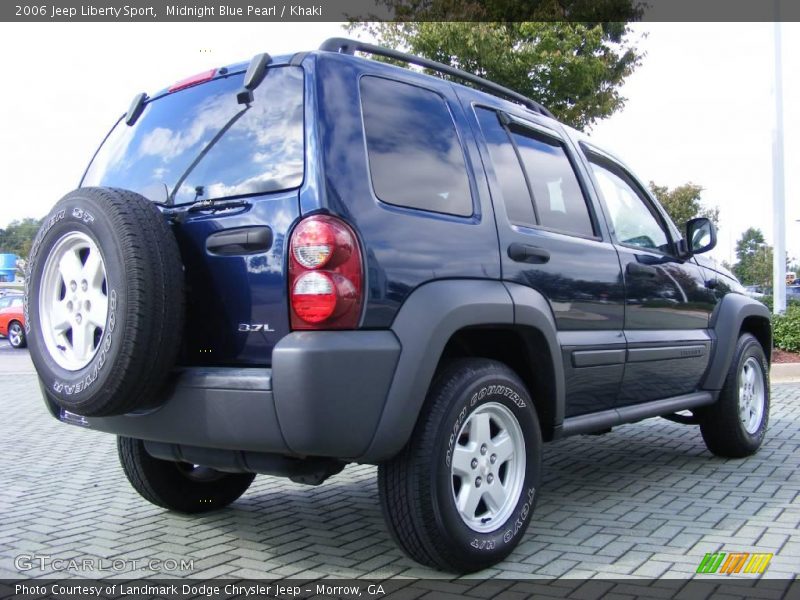 Midnight Blue Pearl / Khaki 2006 Jeep Liberty Sport