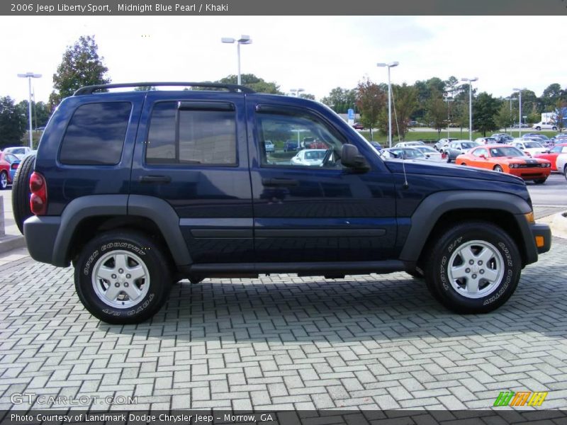 Midnight Blue Pearl / Khaki 2006 Jeep Liberty Sport