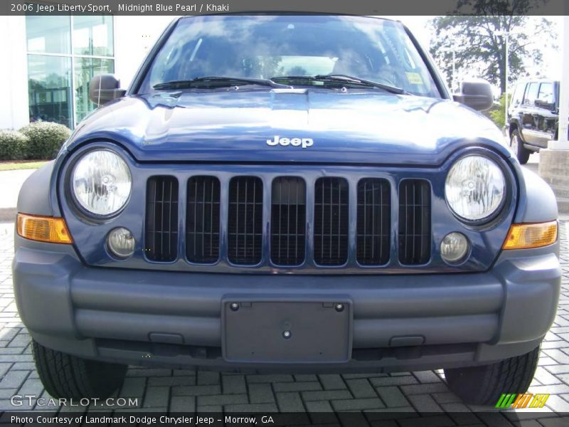 Midnight Blue Pearl / Khaki 2006 Jeep Liberty Sport