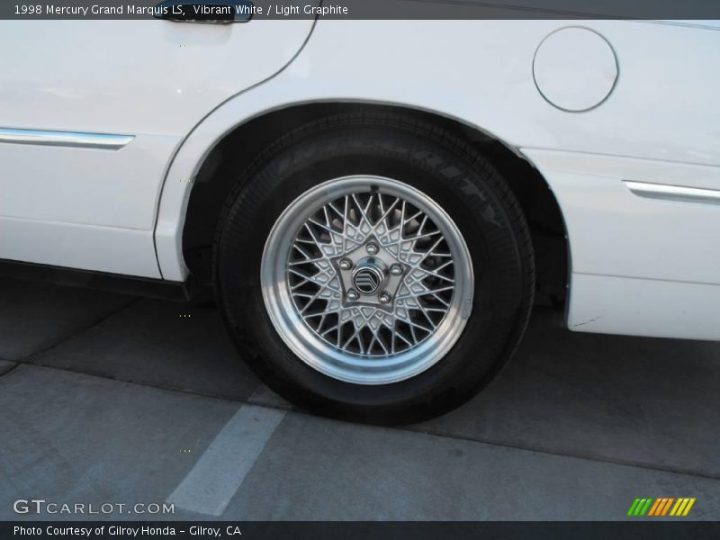 Vibrant White / Light Graphite 1998 Mercury Grand Marquis LS