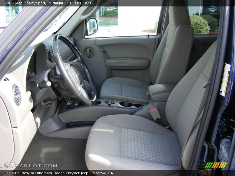 Midnight Blue Pearl / Khaki 2006 Jeep Liberty Sport