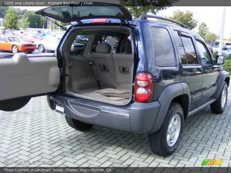 Midnight Blue Pearl / Khaki 2006 Jeep Liberty Sport