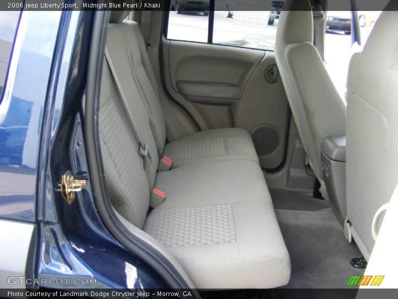 Midnight Blue Pearl / Khaki 2006 Jeep Liberty Sport