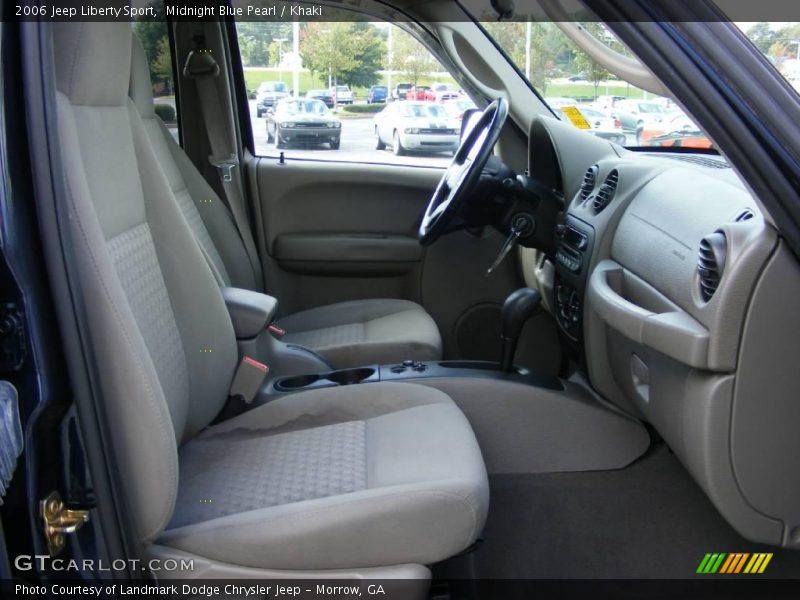 Midnight Blue Pearl / Khaki 2006 Jeep Liberty Sport