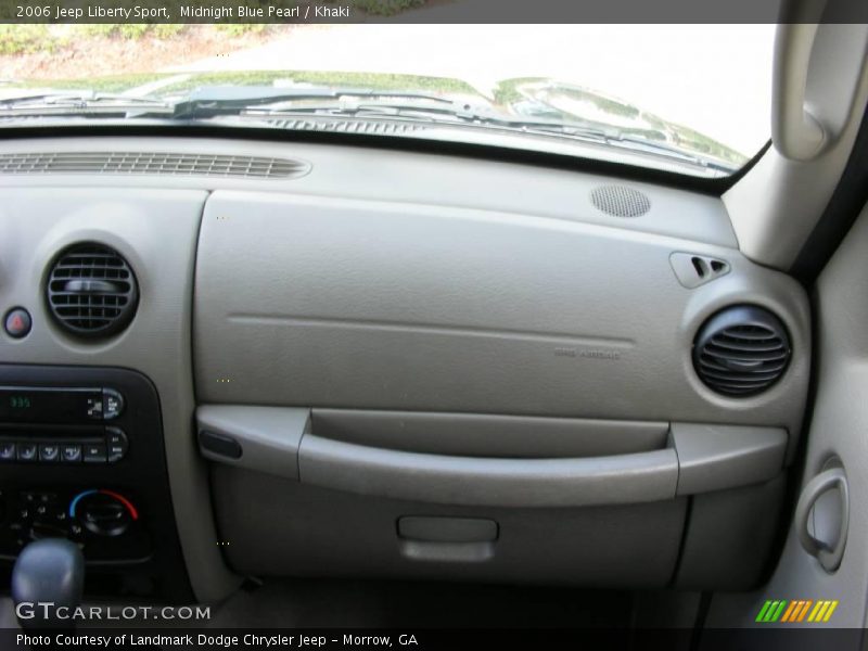 Midnight Blue Pearl / Khaki 2006 Jeep Liberty Sport