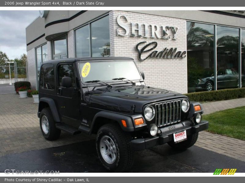 Black / Dark Slate Gray 2006 Jeep Wrangler Sport 4x4