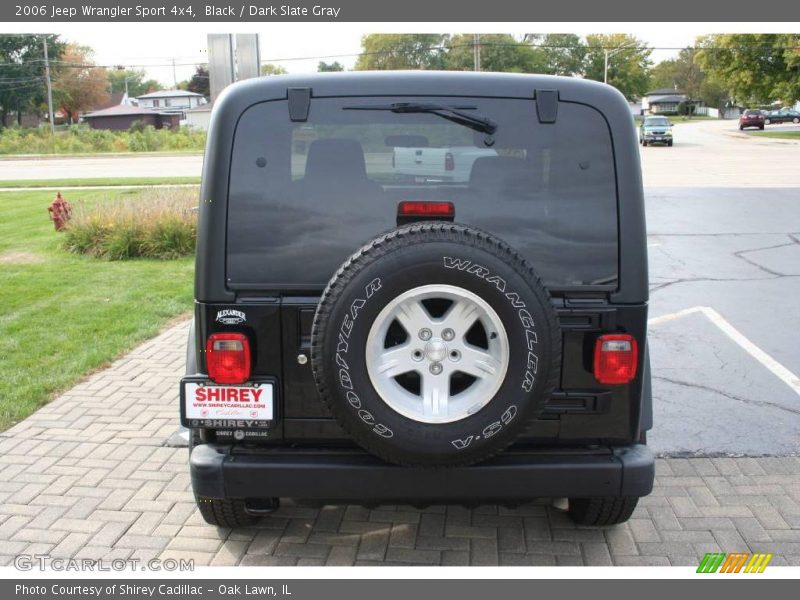 Black / Dark Slate Gray 2006 Jeep Wrangler Sport 4x4