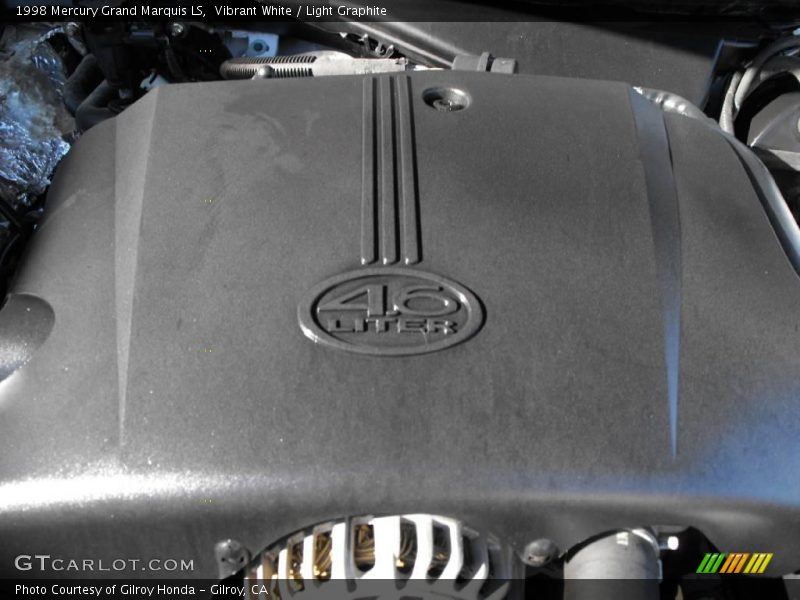 Vibrant White / Light Graphite 1998 Mercury Grand Marquis LS