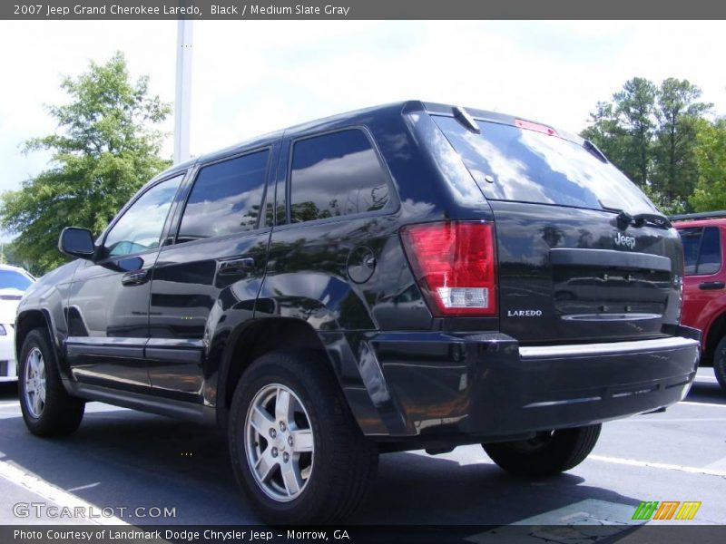 Black / Medium Slate Gray 2007 Jeep Grand Cherokee Laredo