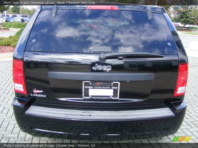 Black / Medium Slate Gray 2007 Jeep Grand Cherokee Laredo
