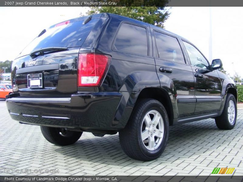 Black / Medium Slate Gray 2007 Jeep Grand Cherokee Laredo