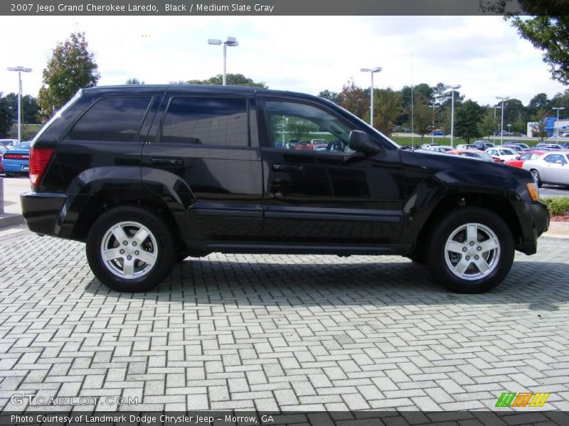 Black / Medium Slate Gray 2007 Jeep Grand Cherokee Laredo