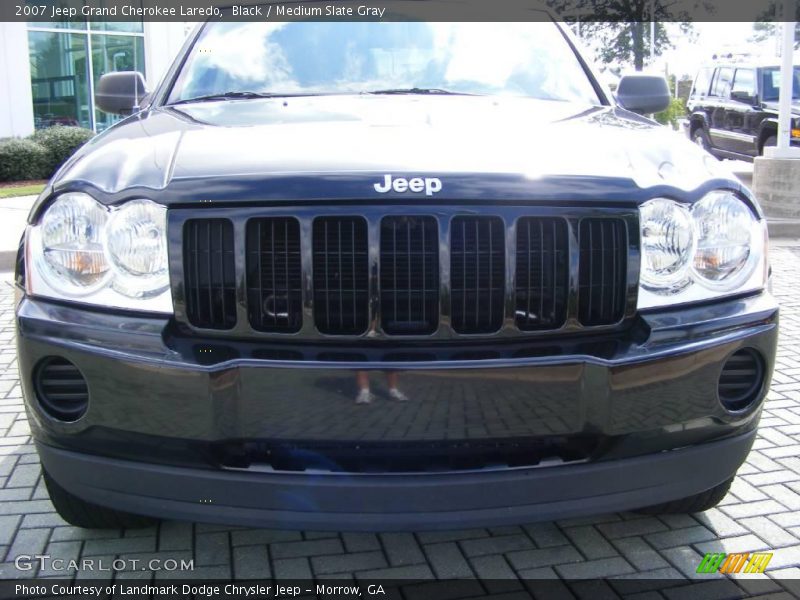 Black / Medium Slate Gray 2007 Jeep Grand Cherokee Laredo