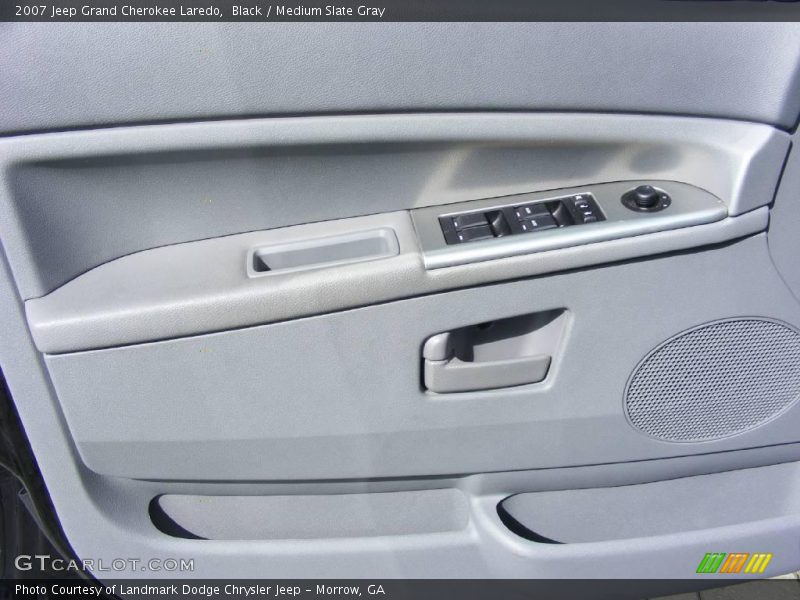 Black / Medium Slate Gray 2007 Jeep Grand Cherokee Laredo