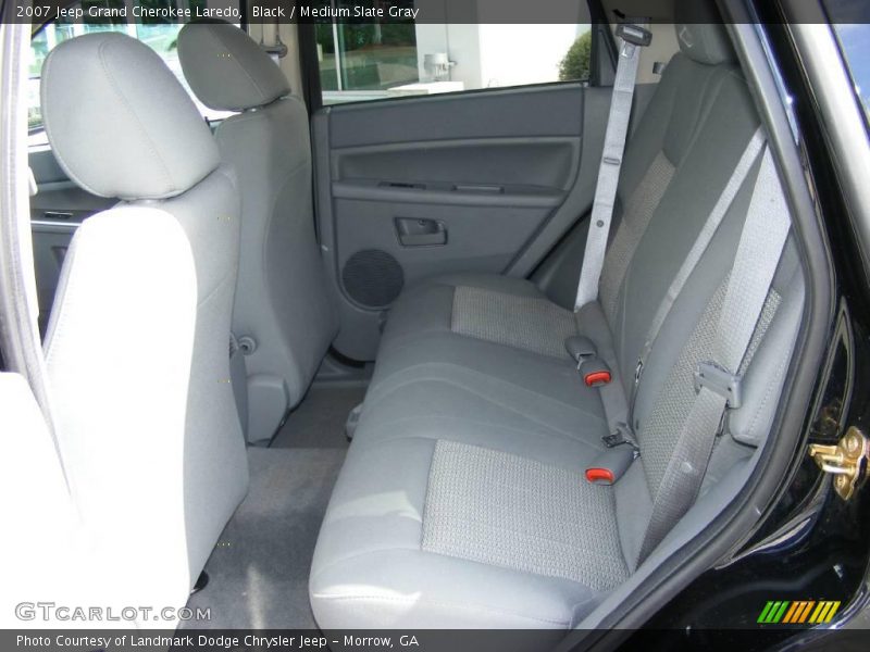 Black / Medium Slate Gray 2007 Jeep Grand Cherokee Laredo