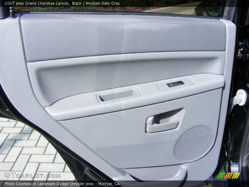 Black / Medium Slate Gray 2007 Jeep Grand Cherokee Laredo