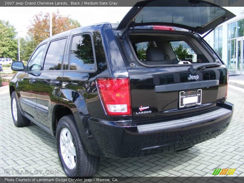 Black / Medium Slate Gray 2007 Jeep Grand Cherokee Laredo