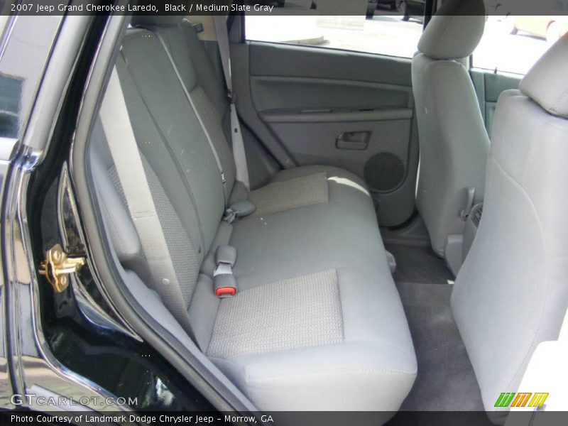 Black / Medium Slate Gray 2007 Jeep Grand Cherokee Laredo