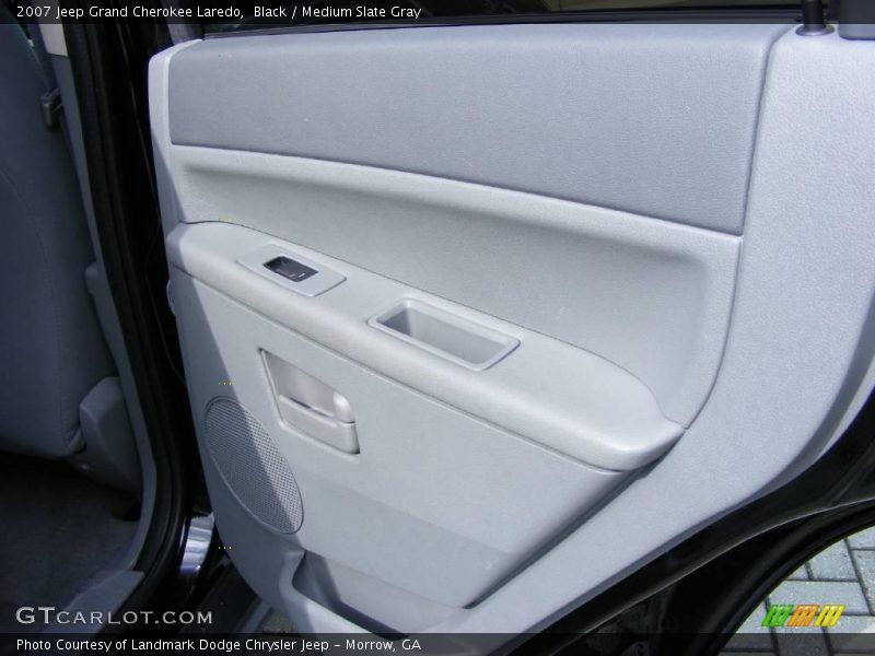 Black / Medium Slate Gray 2007 Jeep Grand Cherokee Laredo