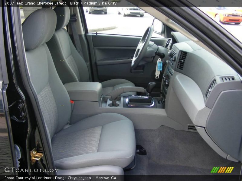 Black / Medium Slate Gray 2007 Jeep Grand Cherokee Laredo