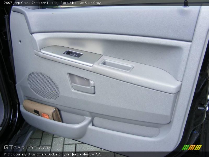 Black / Medium Slate Gray 2007 Jeep Grand Cherokee Laredo