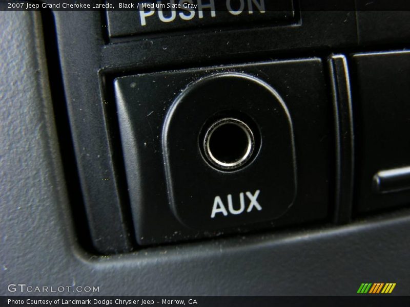 Black / Medium Slate Gray 2007 Jeep Grand Cherokee Laredo