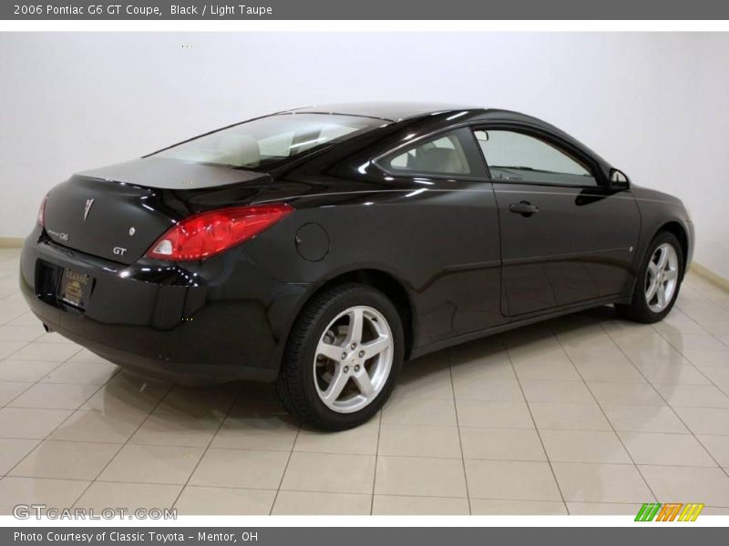 Black / Light Taupe 2006 Pontiac G6 GT Coupe