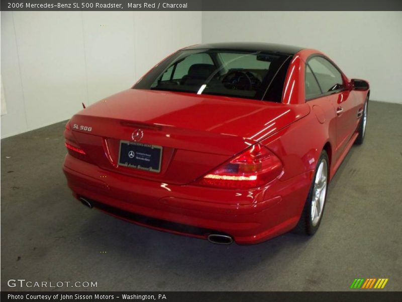 Mars Red / Charcoal 2006 Mercedes-Benz SL 500 Roadster