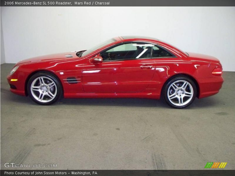 Mars Red / Charcoal 2006 Mercedes-Benz SL 500 Roadster