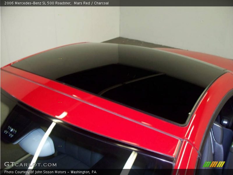 Mars Red / Charcoal 2006 Mercedes-Benz SL 500 Roadster