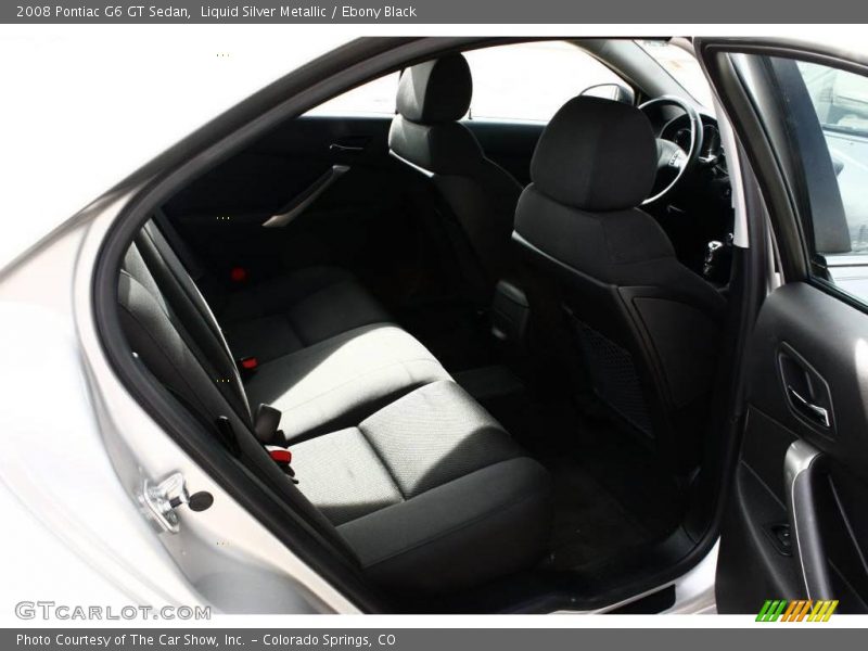 Liquid Silver Metallic / Ebony Black 2008 Pontiac G6 GT Sedan