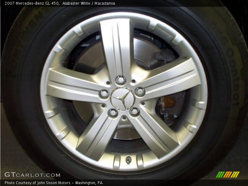 Alabaster White / Macadamia 2007 Mercedes-Benz GL 450