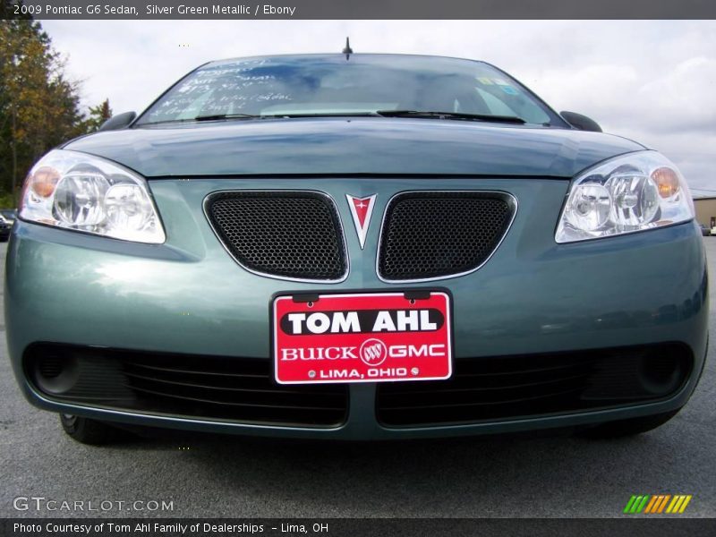 Silver Green Metallic / Ebony 2009 Pontiac G6 Sedan
