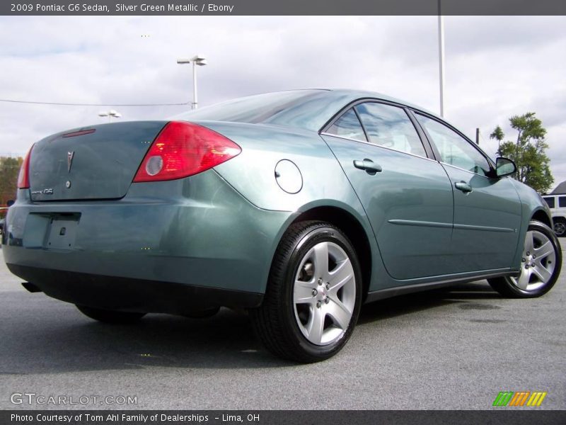 Silver Green Metallic / Ebony 2009 Pontiac G6 Sedan