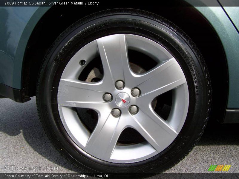 Silver Green Metallic / Ebony 2009 Pontiac G6 Sedan