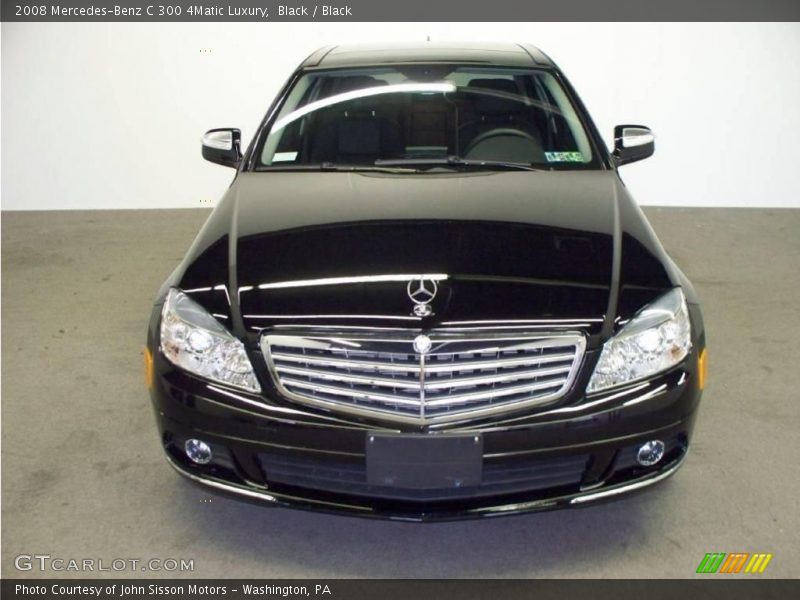 Black / Black 2008 Mercedes-Benz C 300 4Matic Luxury