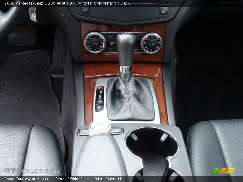 Steel Grey Metallic / Black 2008 Mercedes-Benz C 300 4Matic Luxury
