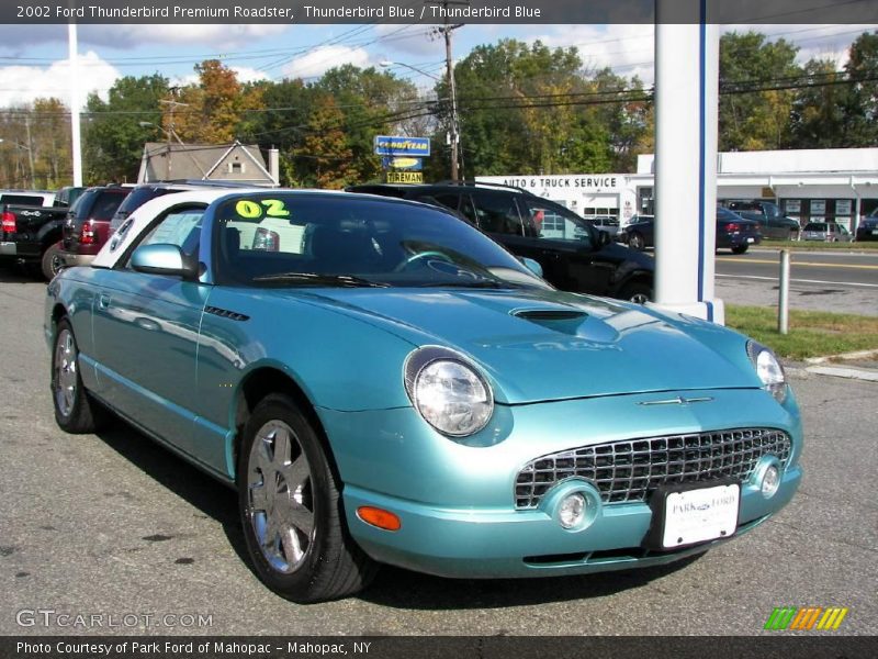 Thunderbird Blue / Thunderbird Blue 2002 Ford Thunderbird Premium Roadster