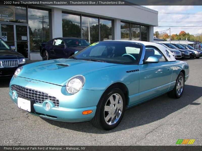 Thunderbird Blue / Thunderbird Blue 2002 Ford Thunderbird Premium Roadster