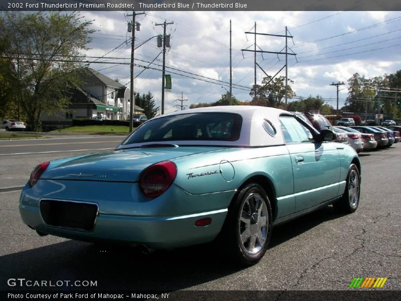 Thunderbird Blue / Thunderbird Blue 2002 Ford Thunderbird Premium Roadster