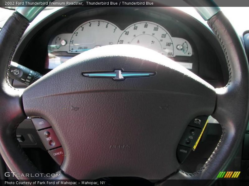 Thunderbird Blue / Thunderbird Blue 2002 Ford Thunderbird Premium Roadster