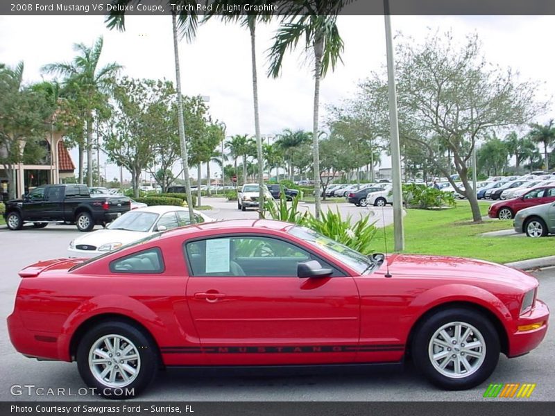 Torch Red / Light Graphite 2008 Ford Mustang V6 Deluxe Coupe