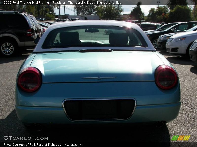 Thunderbird Blue / Thunderbird Blue 2002 Ford Thunderbird Premium Roadster