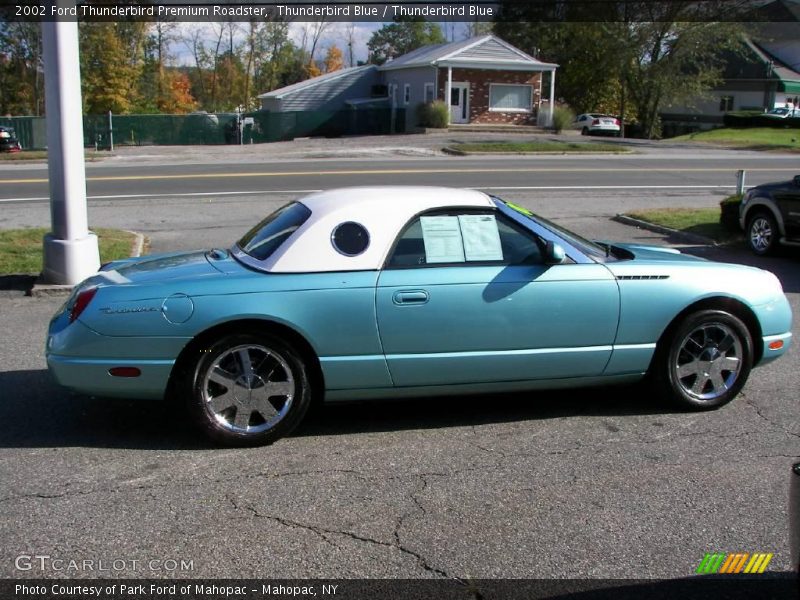 Thunderbird Blue / Thunderbird Blue 2002 Ford Thunderbird Premium Roadster