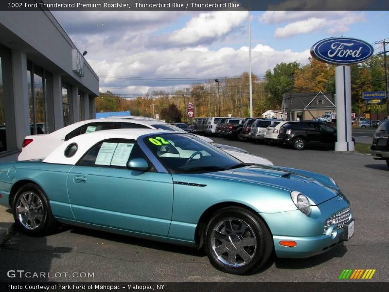 Thunderbird Blue / Thunderbird Blue 2002 Ford Thunderbird Premium Roadster