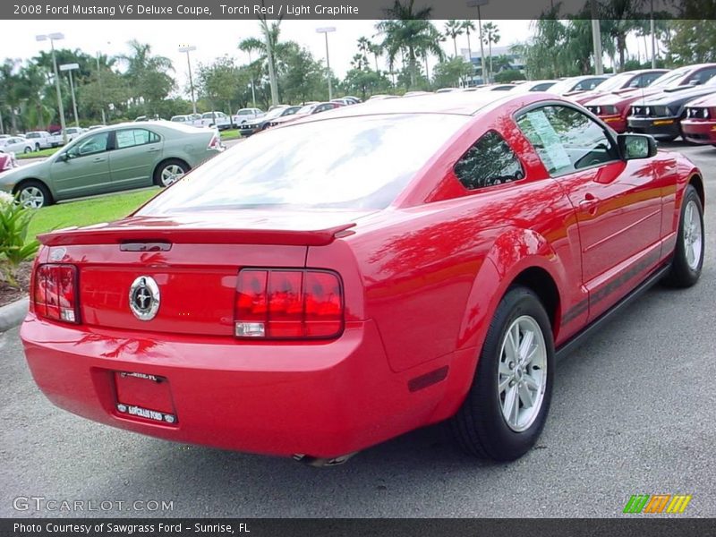 Torch Red / Light Graphite 2008 Ford Mustang V6 Deluxe Coupe