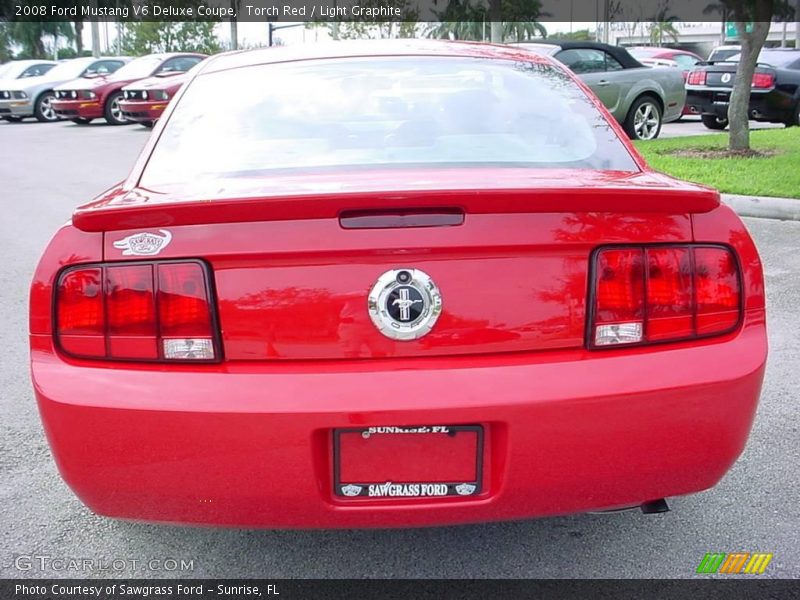 Torch Red / Light Graphite 2008 Ford Mustang V6 Deluxe Coupe