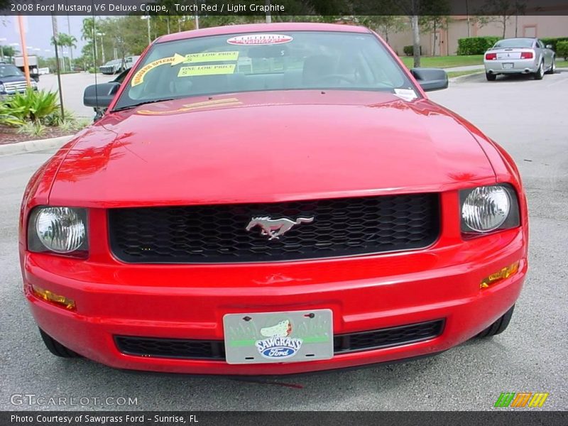 Torch Red / Light Graphite 2008 Ford Mustang V6 Deluxe Coupe