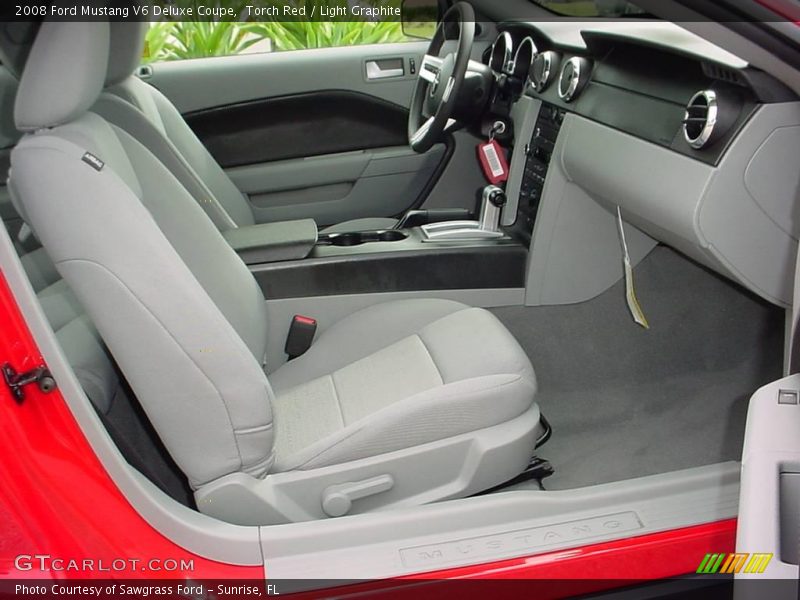 Torch Red / Light Graphite 2008 Ford Mustang V6 Deluxe Coupe